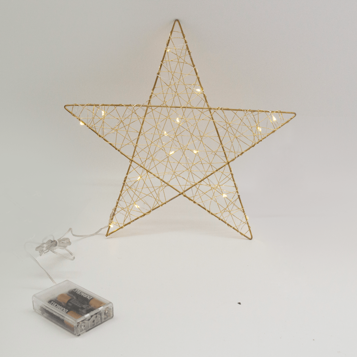 Estrella Luz Led 30 Cm Dorada | Navidad | decoracion