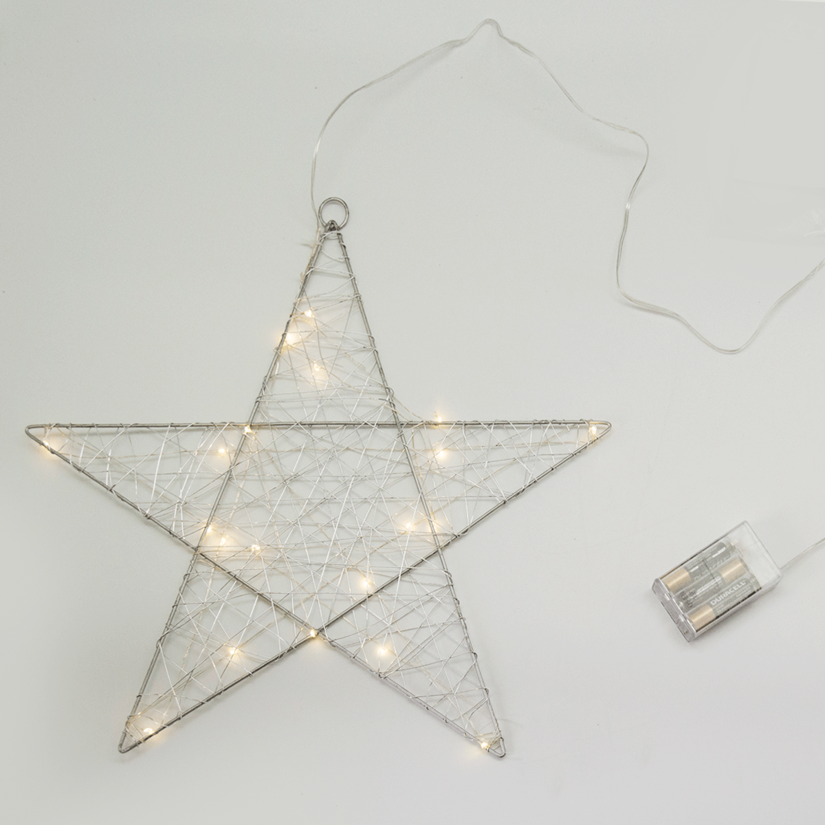 Estrella Luz Led 40 Cm Plateada | Navidad | decoracion