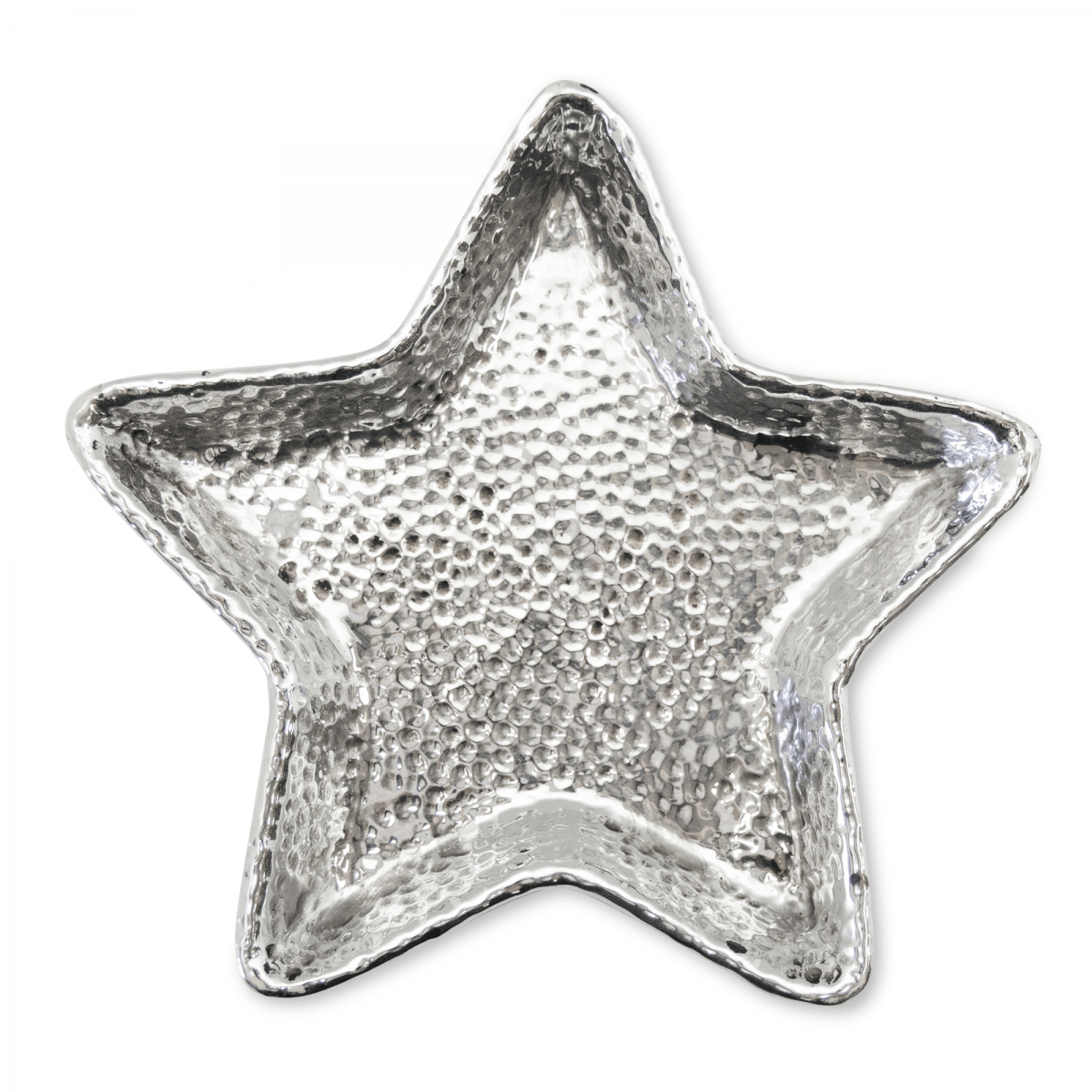 Charola Estrella Gde Plateada | Otros | decoracion