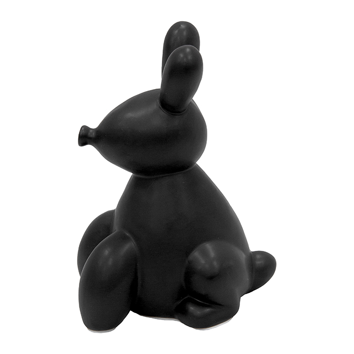 Figura Conejo Negro | Esculturas | decoracion