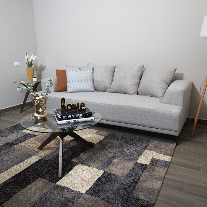 Sofa Tela Taupe Bria | Sofá | salas