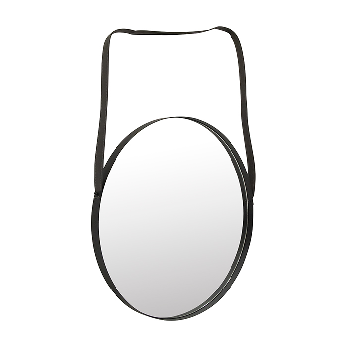 Espejos para el hogar, Espejo redondo Negro - 80x80, Espejos
