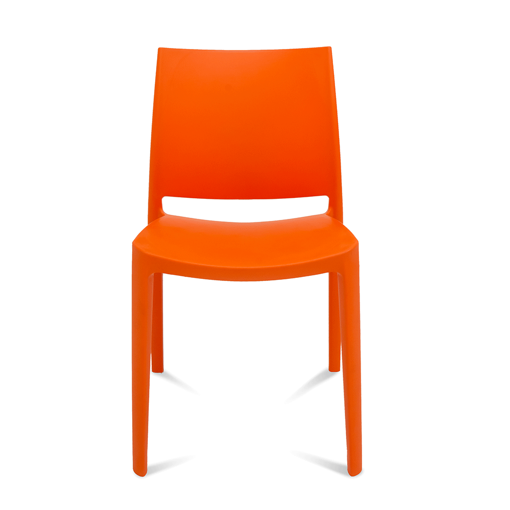 Silla Pp Naranja Xio | Sillas | muebles-para-exterior