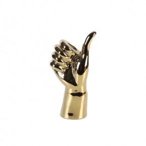 Figura Mano Pulgar Dorada | Esculturas | decoracion