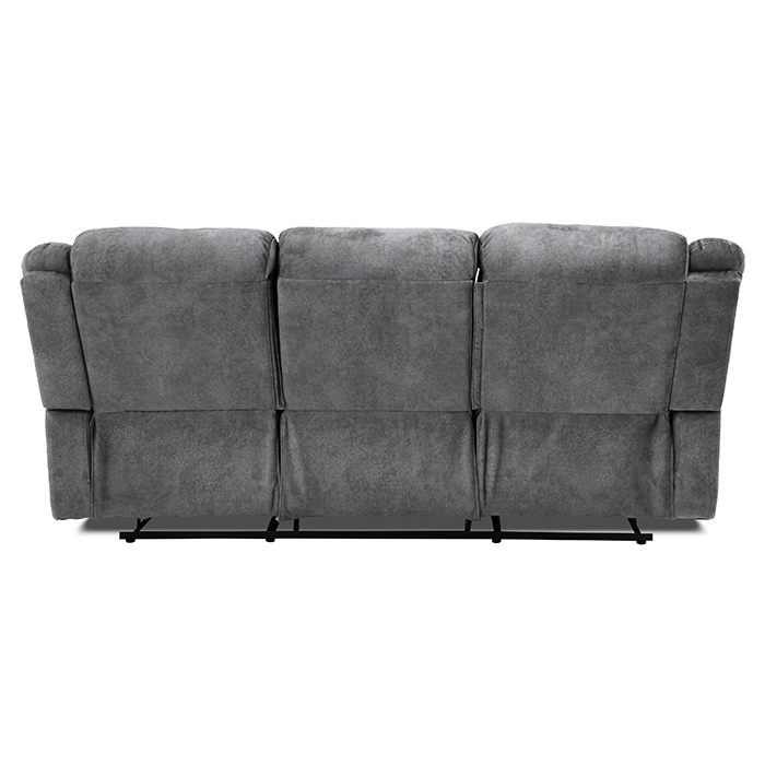 Sofa Reclinable Tela Gris Oxford Zuki | Sofá | salas