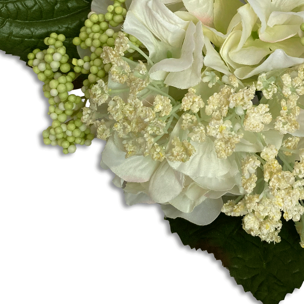 Racimo Hortensias Blancas | Flores | salas