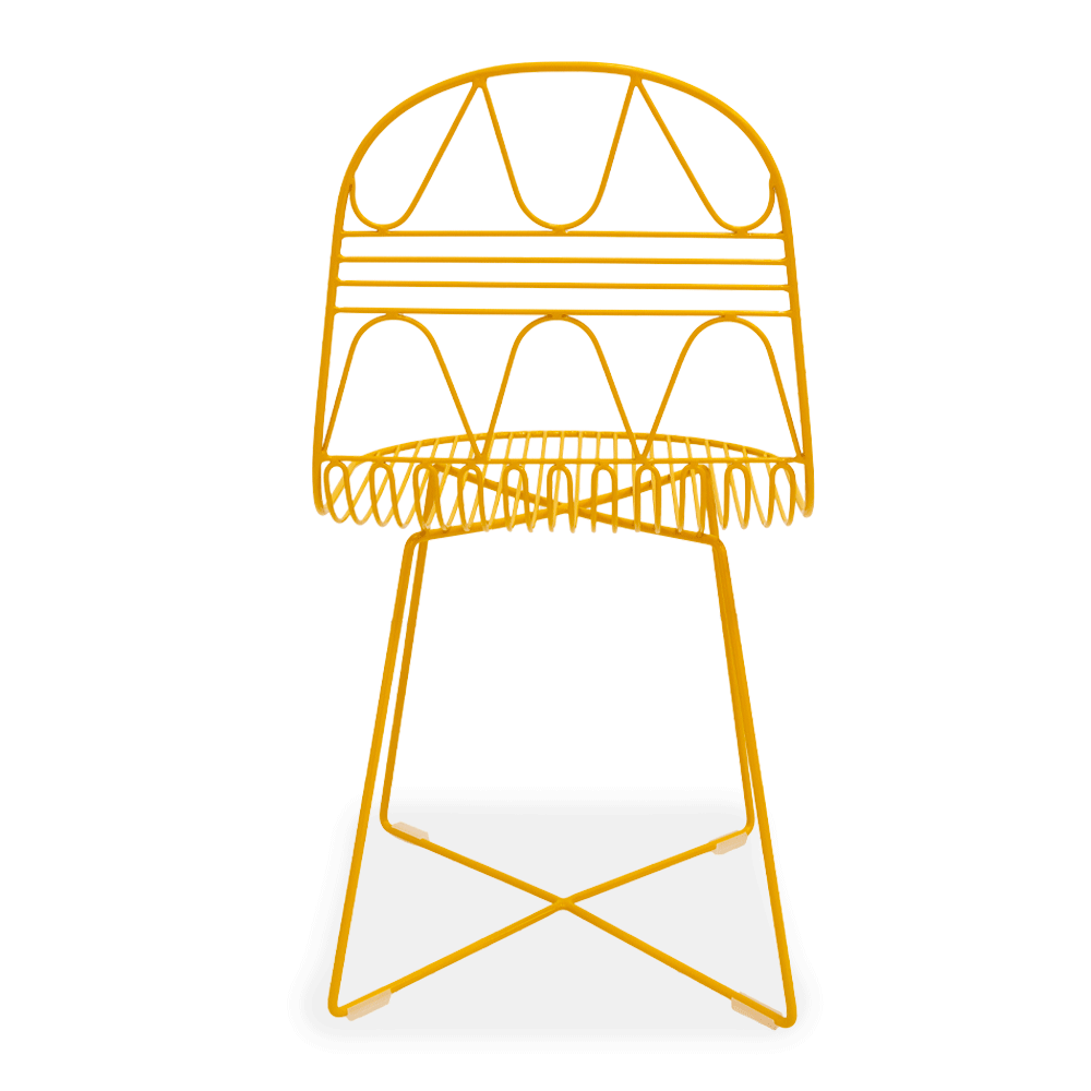 Silla Reti Amarilla | Sillas | muebles-para-exterior